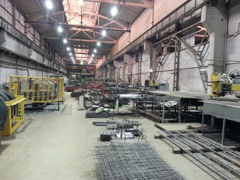 Освещение завода ЖБИ «КБЖБ», г. Братск